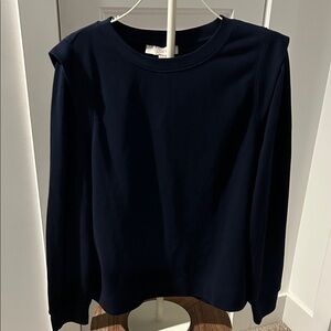 NWT LOFT Navy Crew Neck Top